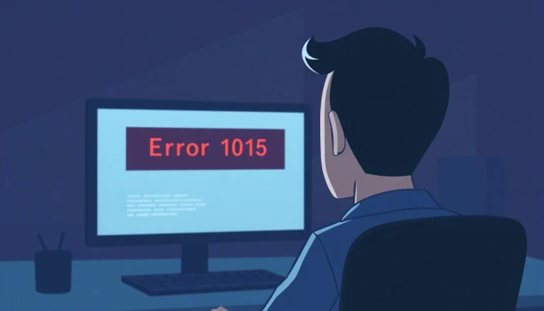 MMOO user frustrated by Error 1015 message displayed on their screen.
