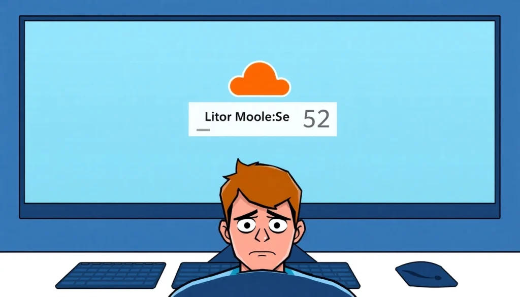 Users encountering a 69VN error code 520 on a computer screen, illustrating connection issues.