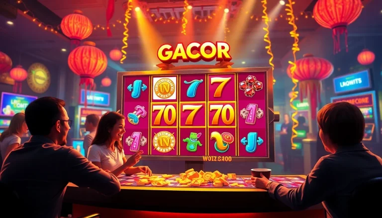 Engage with thrilling Slot Gacor games featuring vibrant visuals and interactive gameplay.