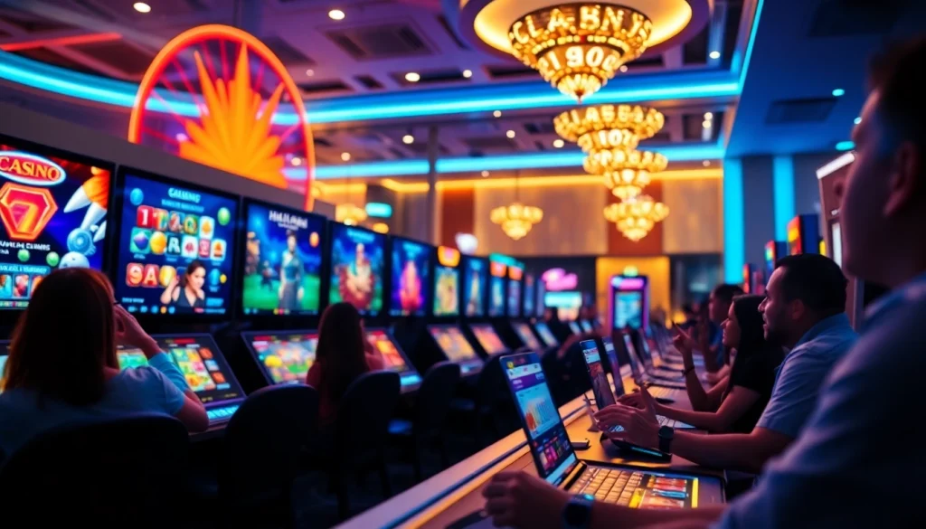 Discover exciting gaming experiences at utländska casino featuring diverse games and vibrant interfaces.