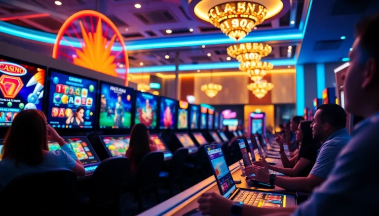 Discover exciting gaming experiences at utländska casino featuring diverse games and vibrant interfaces.